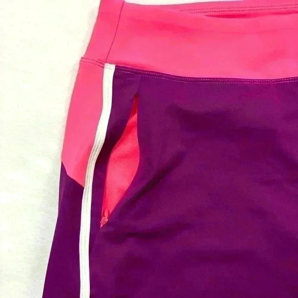 Anikka Cutter & Buck Pink Moisture Wicking 50+ UPF Pull-on Athletic Skort Size M - Picture 9 of 16